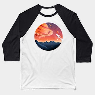 Space Rocket Baseball T-Shirt